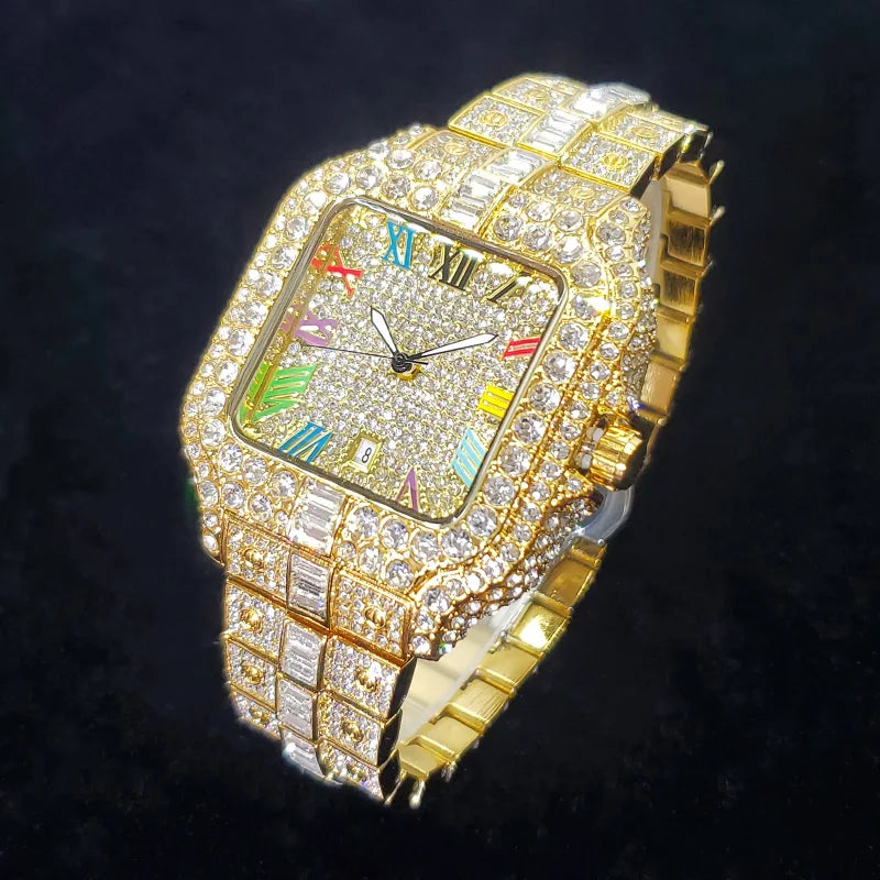NOUVELLE COLLECTION MONTRE DE LUXE OR EN DIAMANTS - THT
