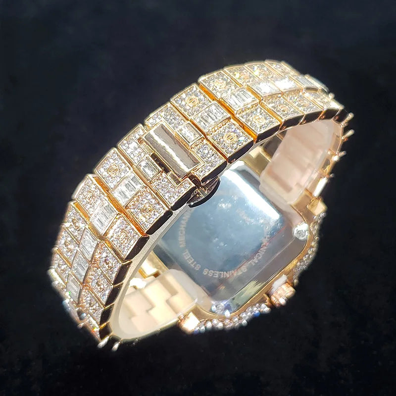 NOUVELLE COLLECTION MONTRE DE LUXE OR/ROSE EN DIAMANTS - THT