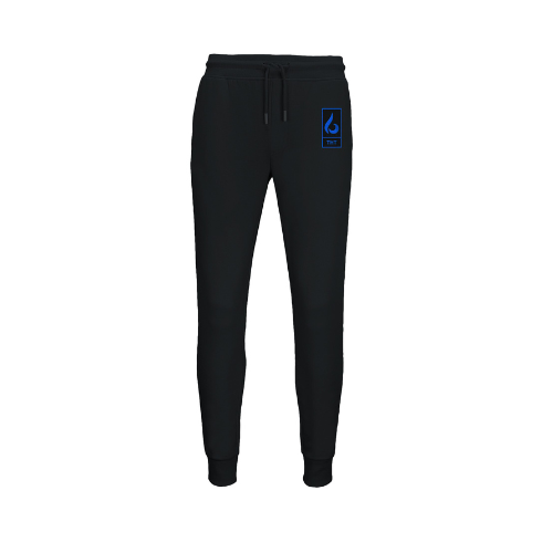 BAS DE JOGGING NOIR/BLEU STYLE - THT - HOMME/FEMME - THT