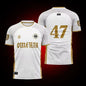MAILLOT OMERTA 47 BLANC/OR - THT