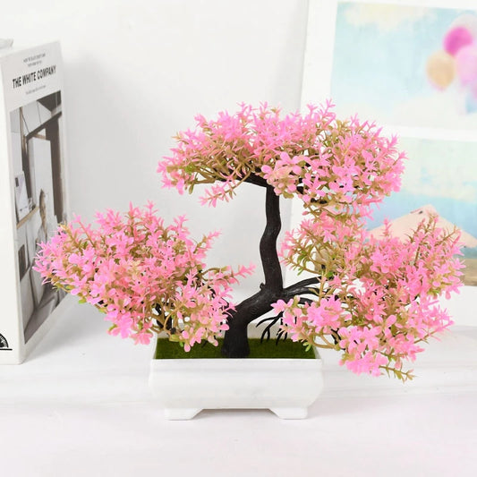 PLANTES ARTIFICIELLE BONSAI ROSE - THT