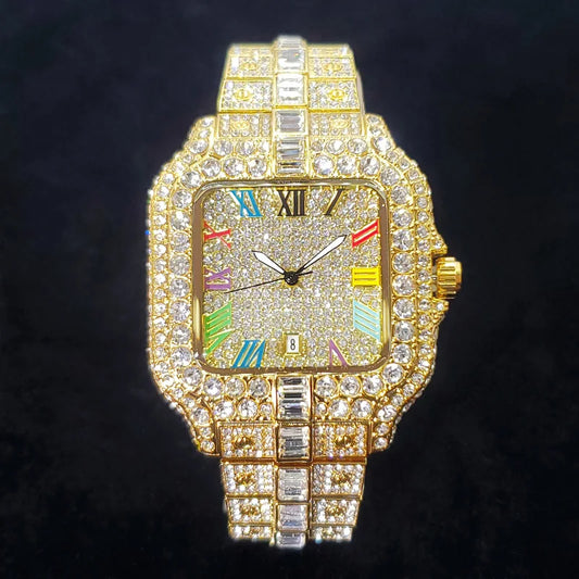 NOUVELLE COLLECTION MONTRE DE LUXE OR EN DIAMANTS - THT