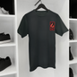 T-SHIRT NOIR/ROUGE STYLE - THT -  HOMME/FEMME