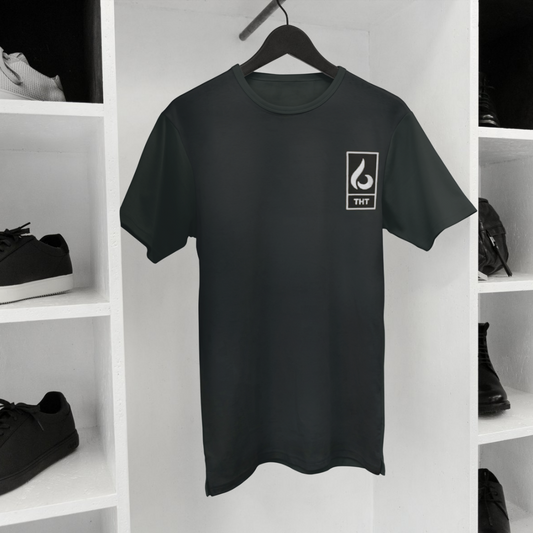 T-SHIRT NOIR/BLANC STYLE - THT -  HOMME/FEMME