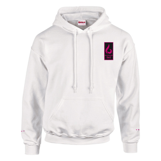 SWEAT BLANC/ROSE STYLE - THT - HOMME/FEMME - THT