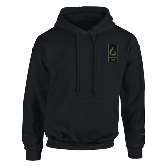 SWEAT NOIR/VERT STYLE - THT - HOMME/FEMME - THT
