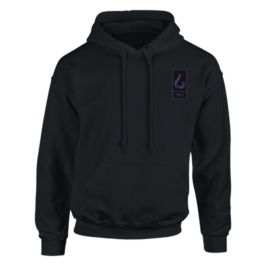 SWEAT NOIR/VIOLET STYLE - THT - HOMME/FEMME - THT