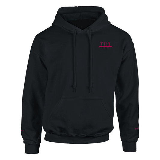 SWEAT NOIR/ROSE SIGNATURE - THT - HOMME/FEMME - THT