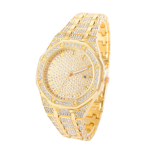 MONTRES DE LUXE EN CRISTAL OR POUR HOMME - THT